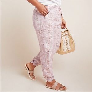 {Anthropologie} Orana Printed Joggers